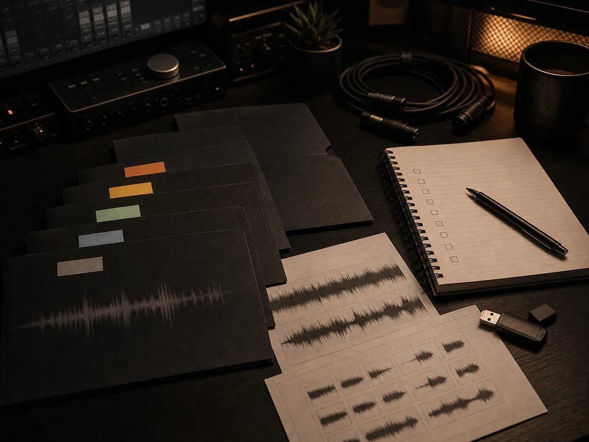 File preparation desk