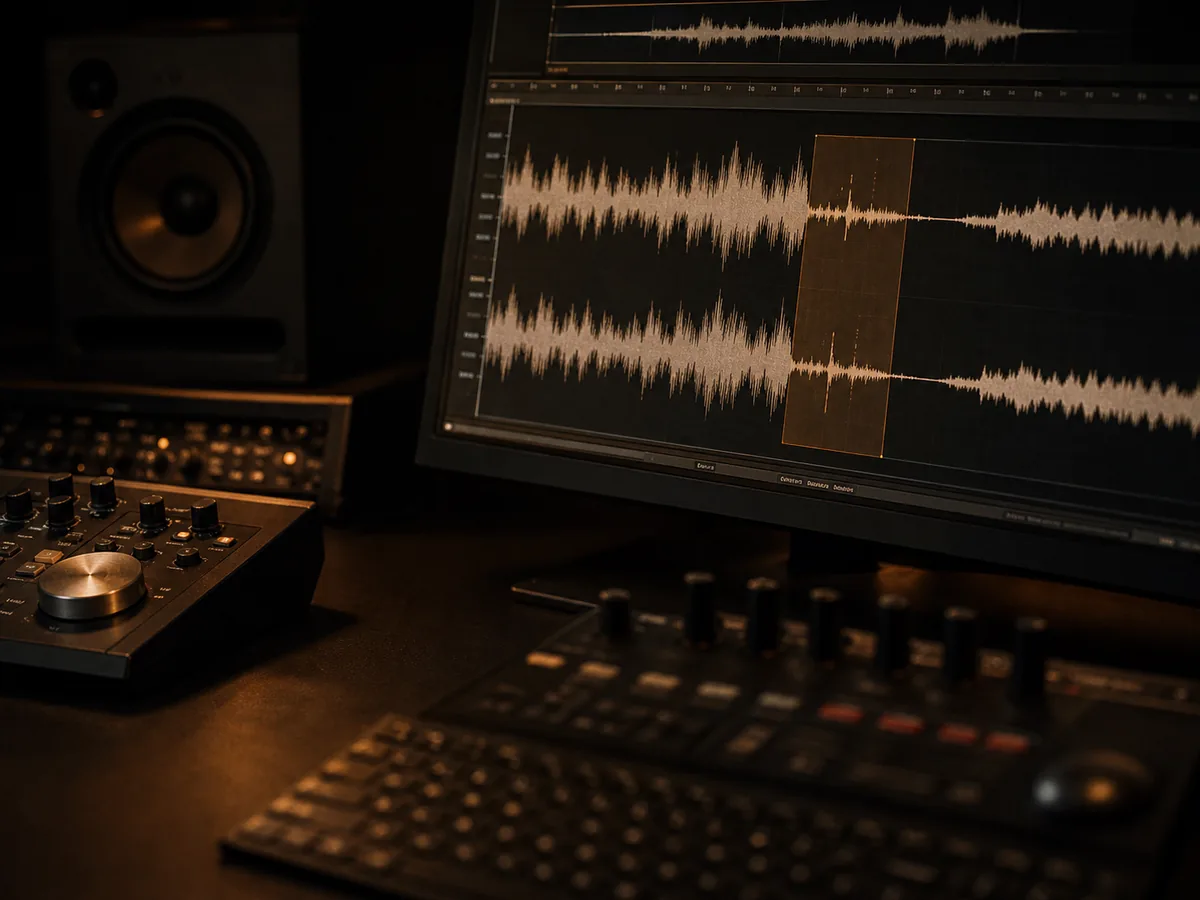Audio repair workspace